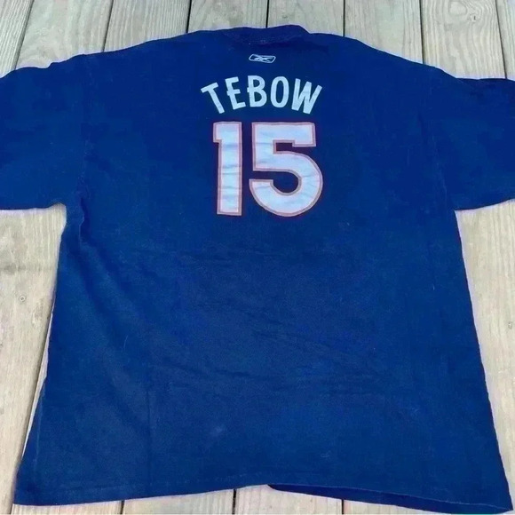 Bronco Reebok Tshirt Time Tebow - Picture 5 of 5